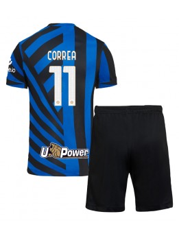 Inter Milan Joaquin Correa #11 Dječji Domaci Dres kompleti 2024-25 Kratak Rukavima (+ kratke hlače)